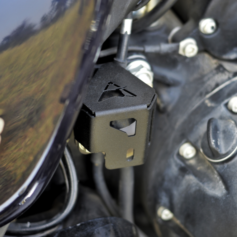 Rear Brake Oil Reservoir Cover for Royal Enfield Meteor 350 | Black | Auto Engina
