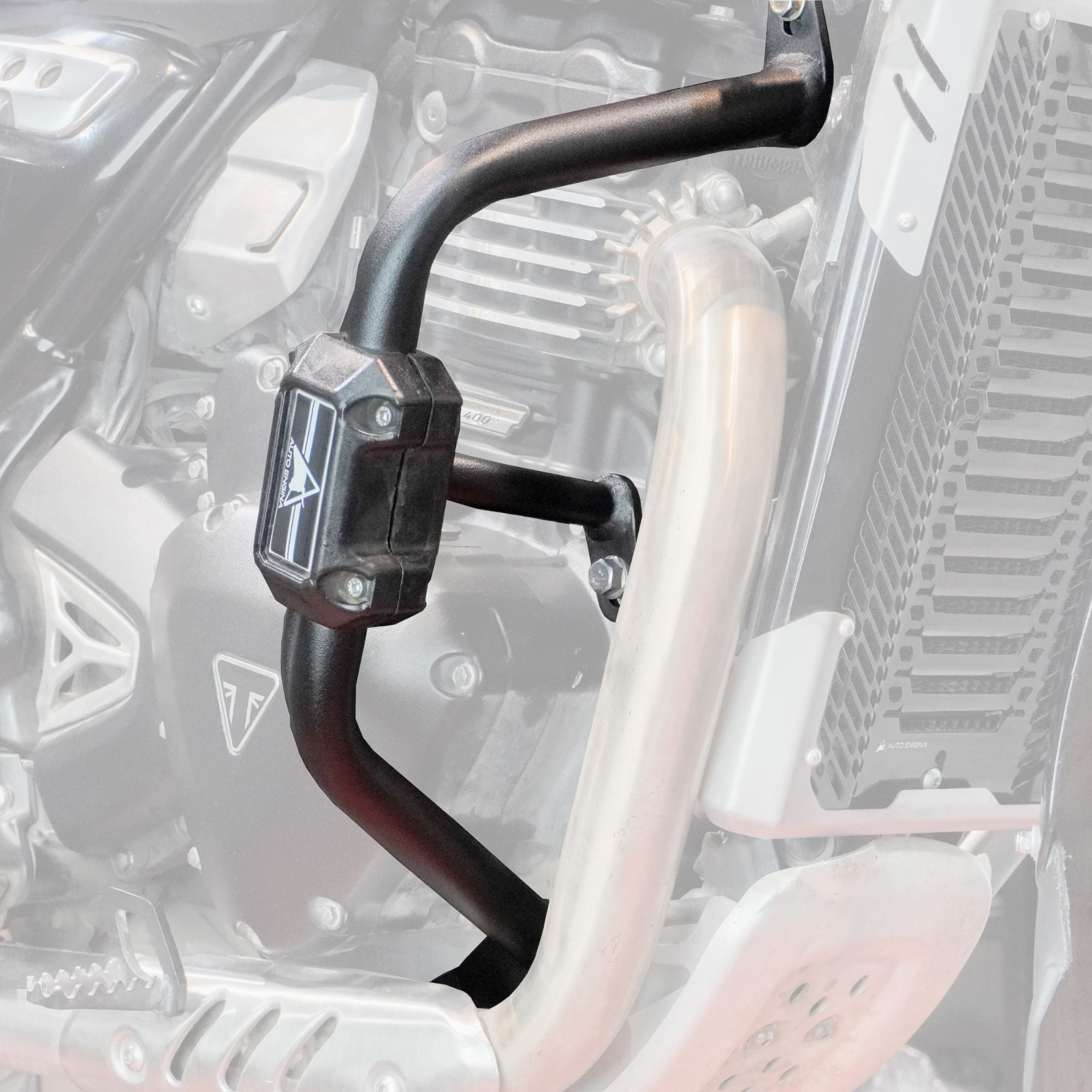 Crash/Leg Guard for Triumph Scrambler 400x | Black | Auto Engina