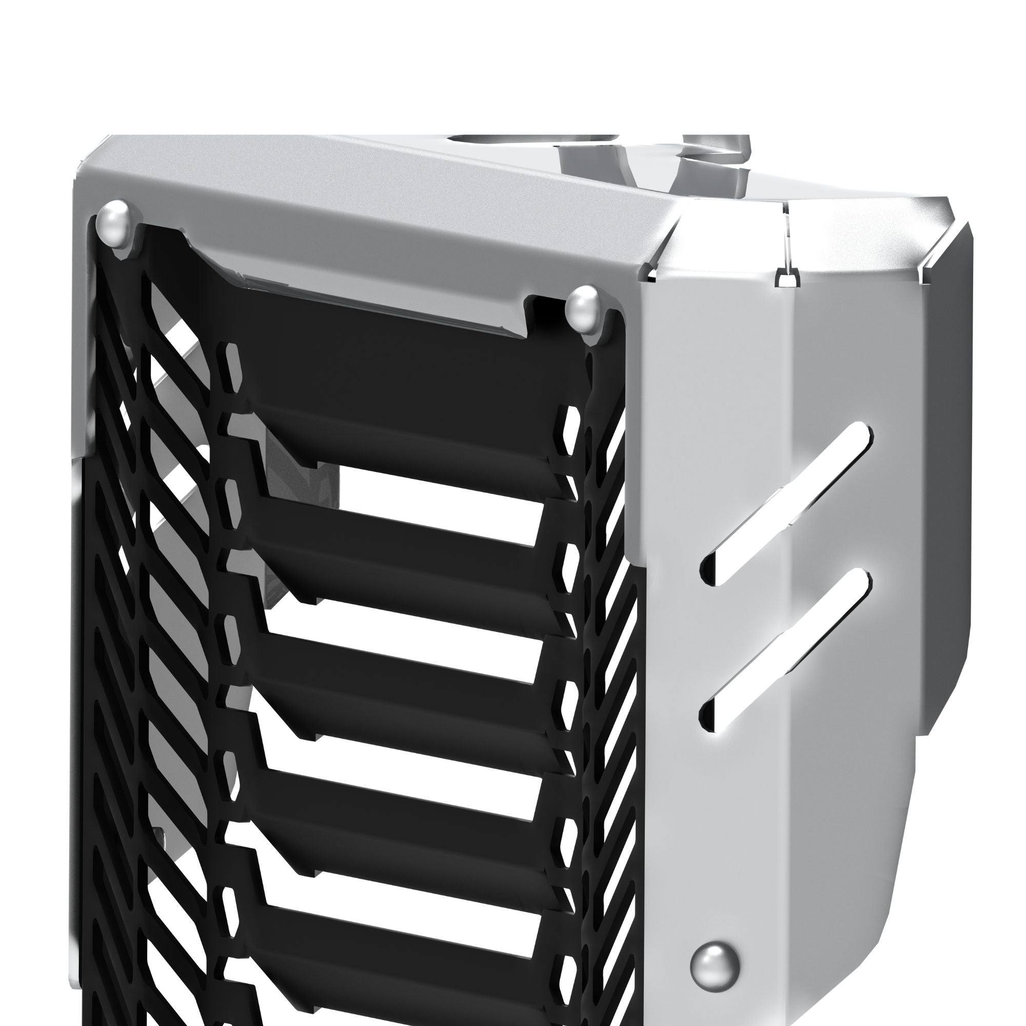 Radiator Guard for Triumph Scrambler 400x | Black-Silver | Auto Engina