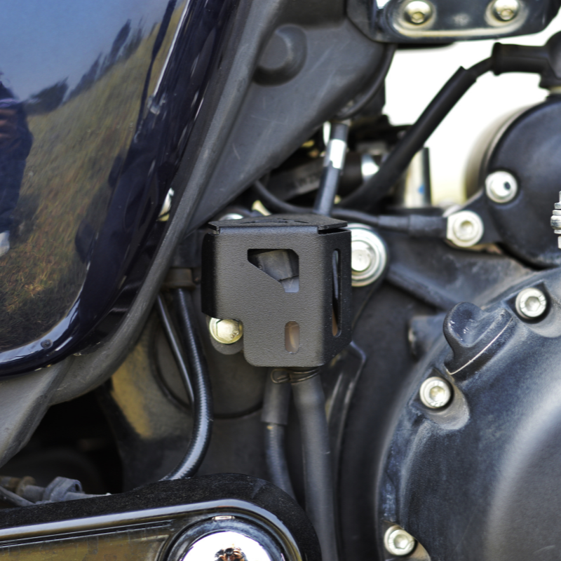 Rear Brake Oil Reservoir Cover for Royal Enfield Meteor 350 | Black | Auto Engina