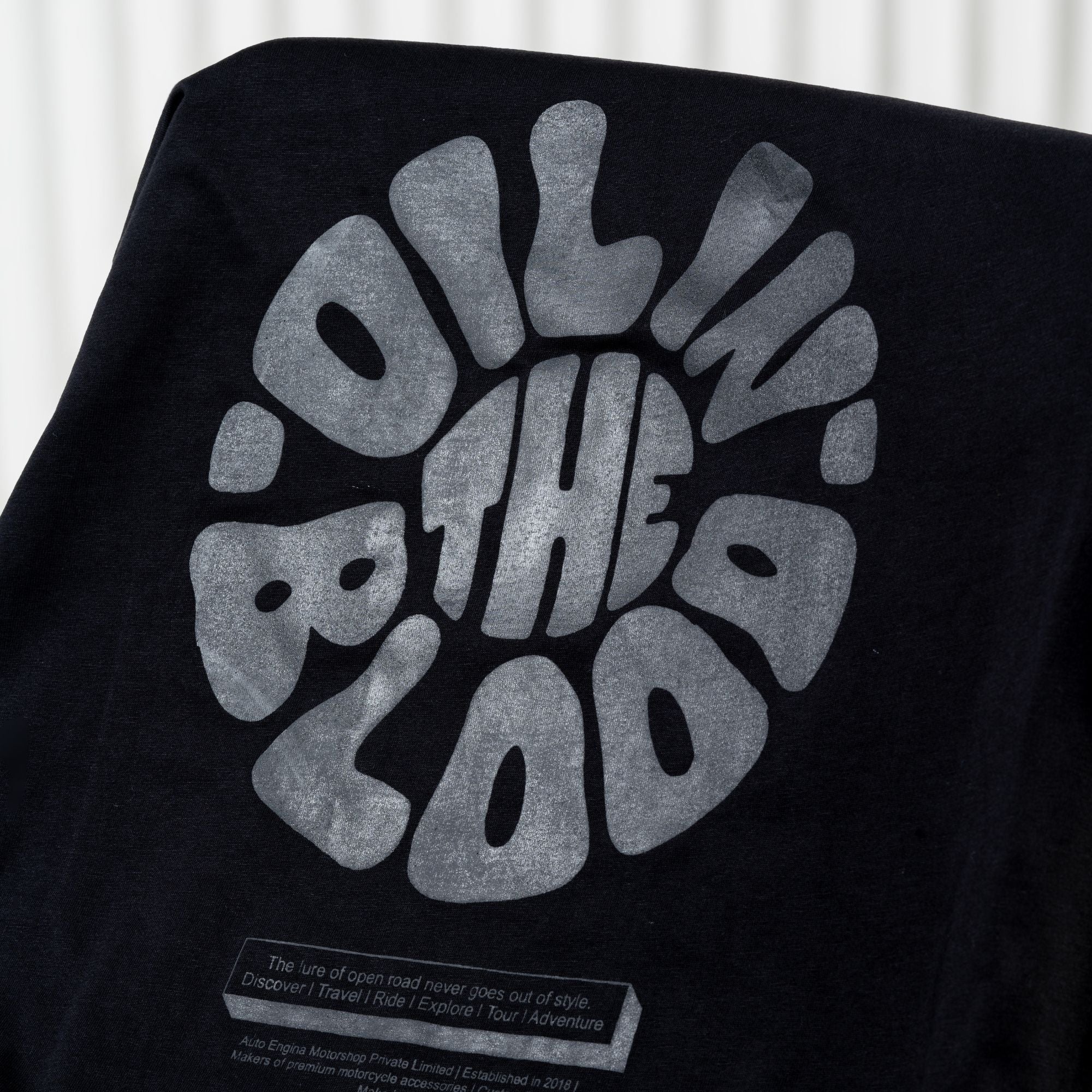 Black Oil In The Blood Biker Tshirt | Black | Engina Lifestyle