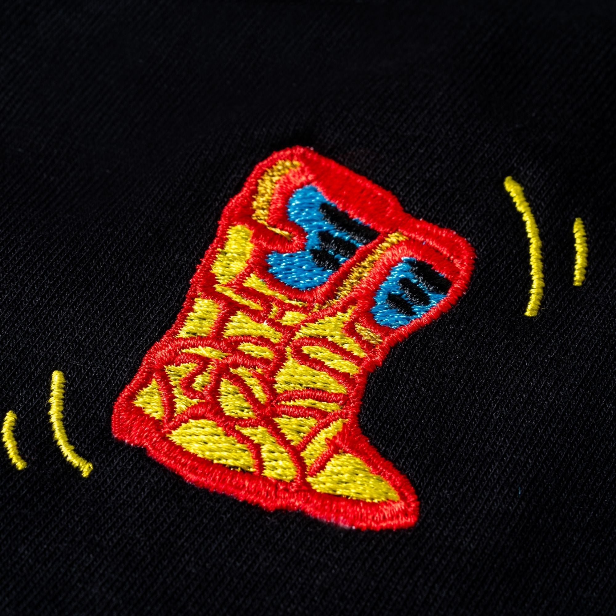 Boots Embroidered Motorcycle T Shirt for Men | Black | Engina Lifestyle