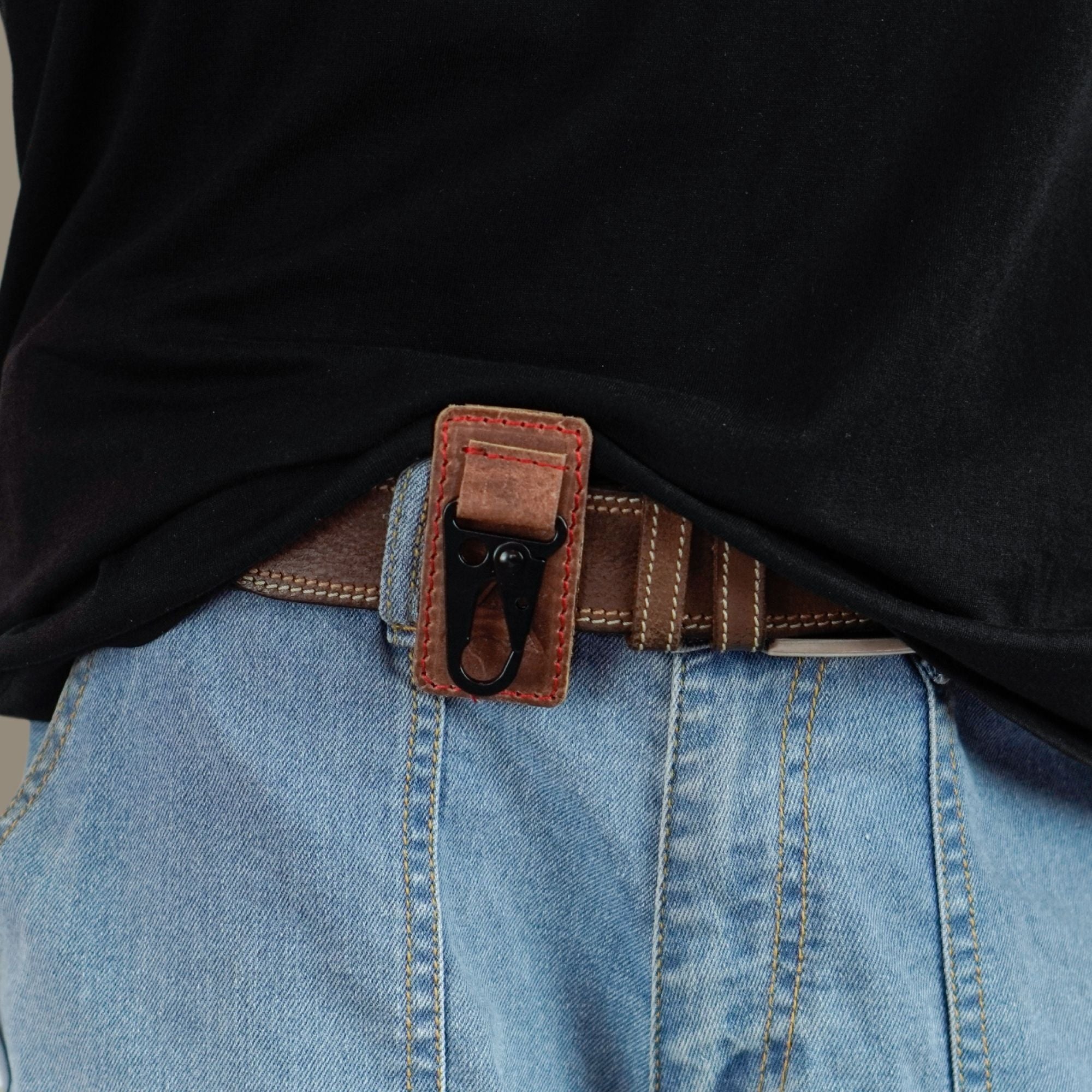 Rider's Clip Leather Key Chain Holder | Engina Lifestyle