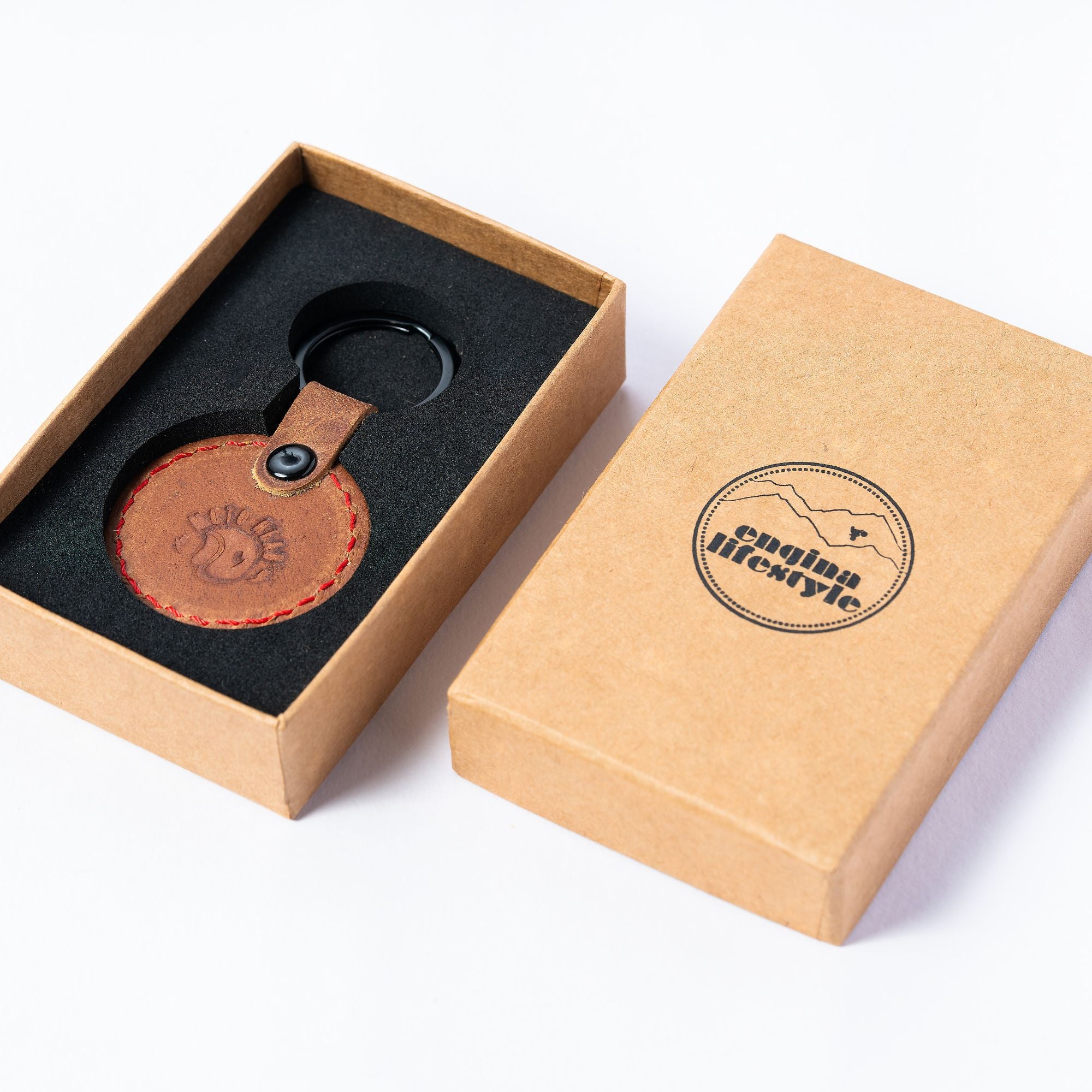 Moto Seal Leather Keychain for Bike | Engina Lifestyle