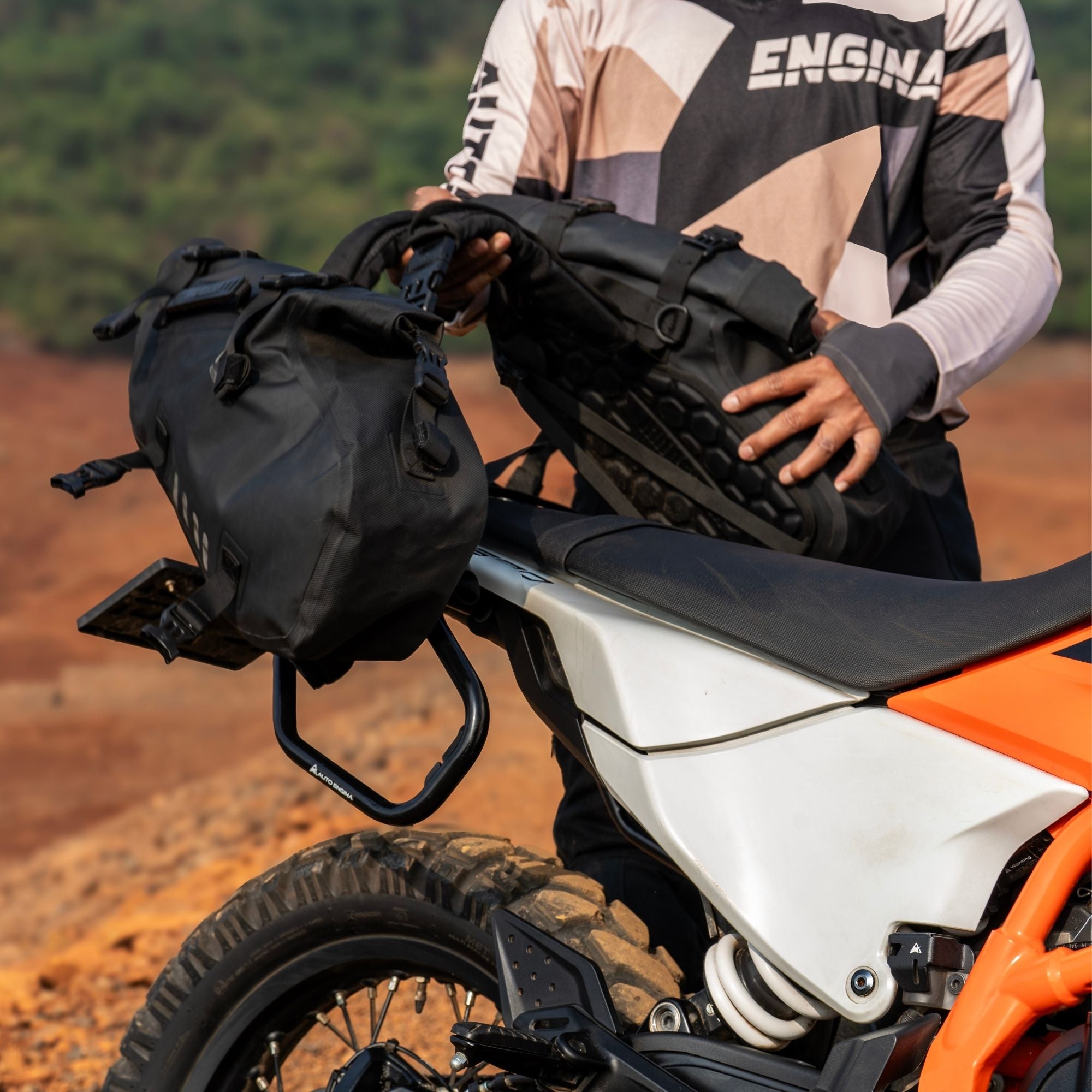 KTM 390 Enduro R Saddle Stay & Grab Bar