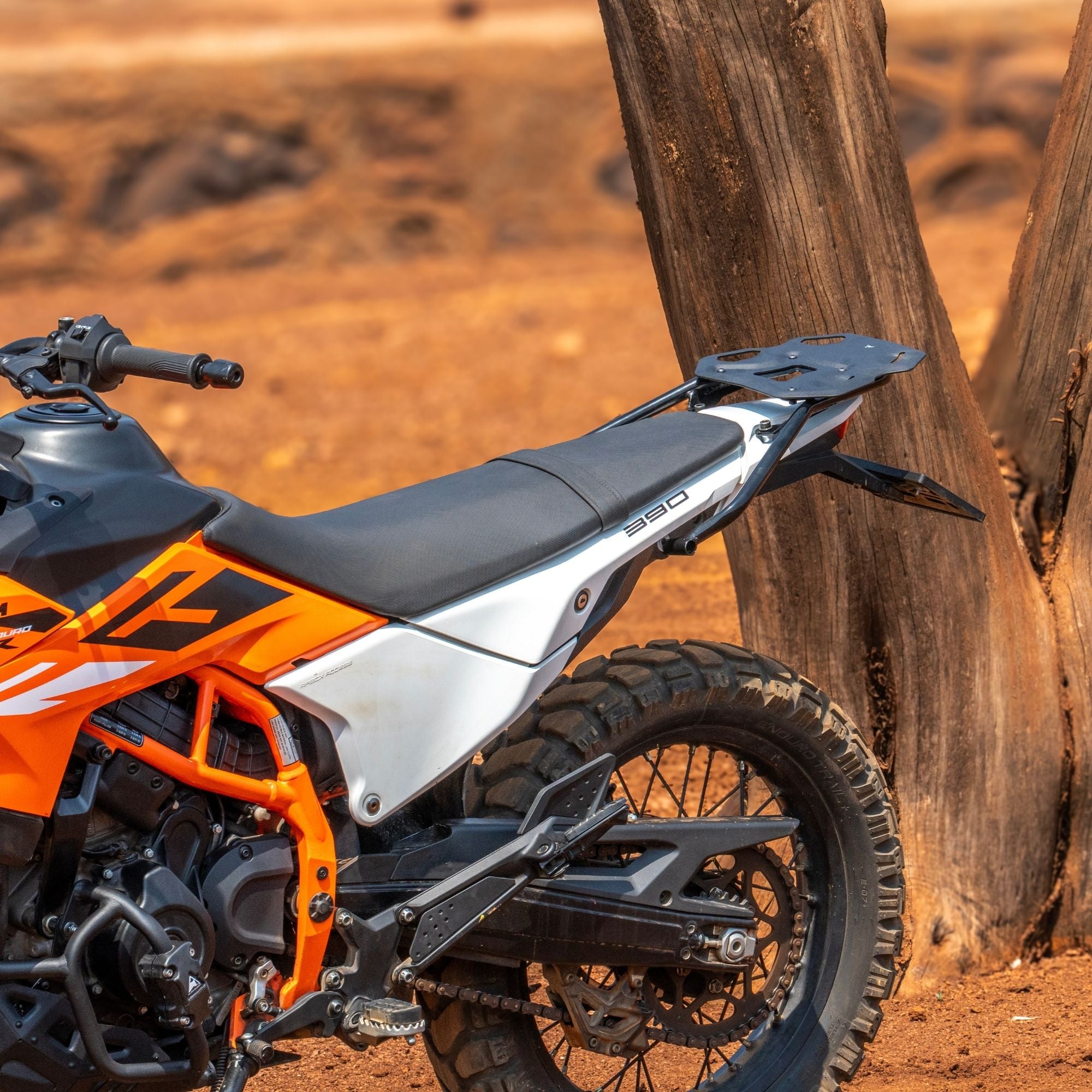 KTM 390 Enduro R Top Rack & Rack Plate