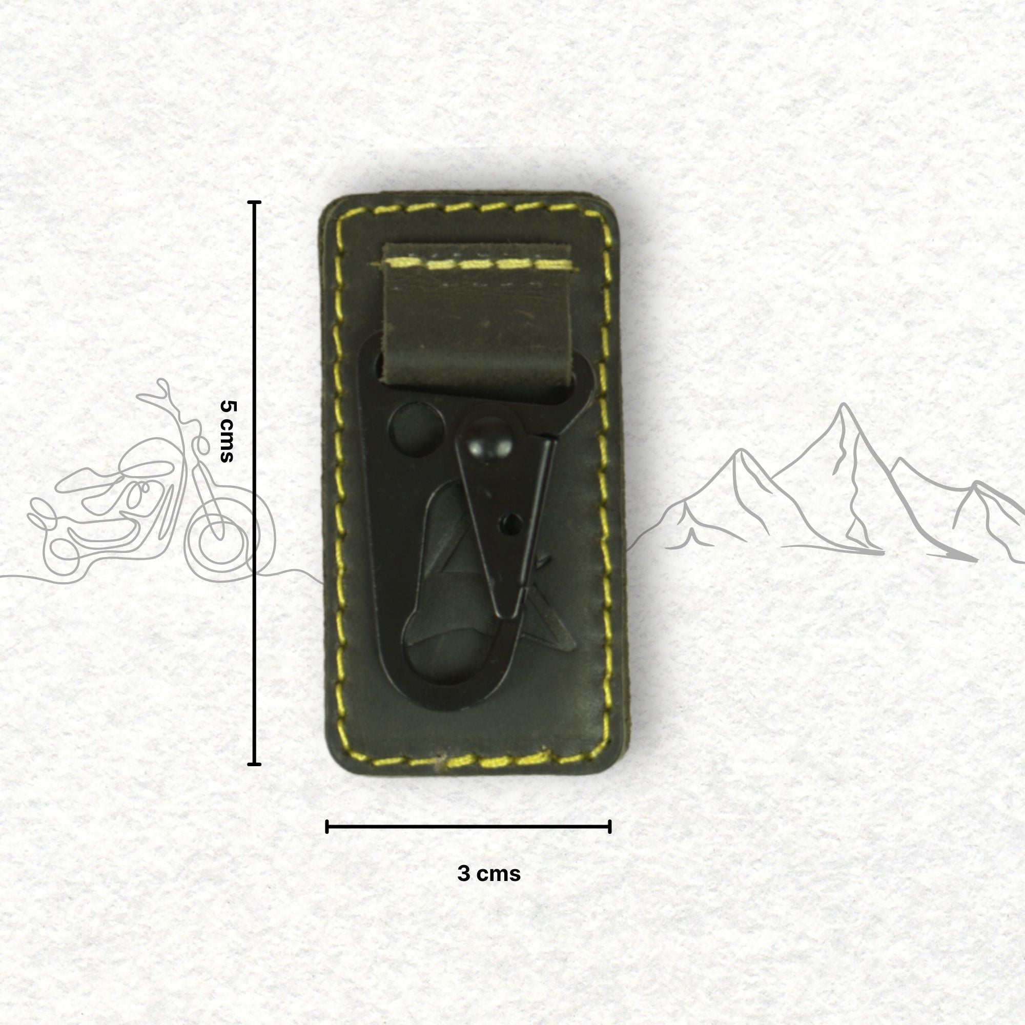 Rider's Clip Leather Key Chain Holder | Engina Lifestyle