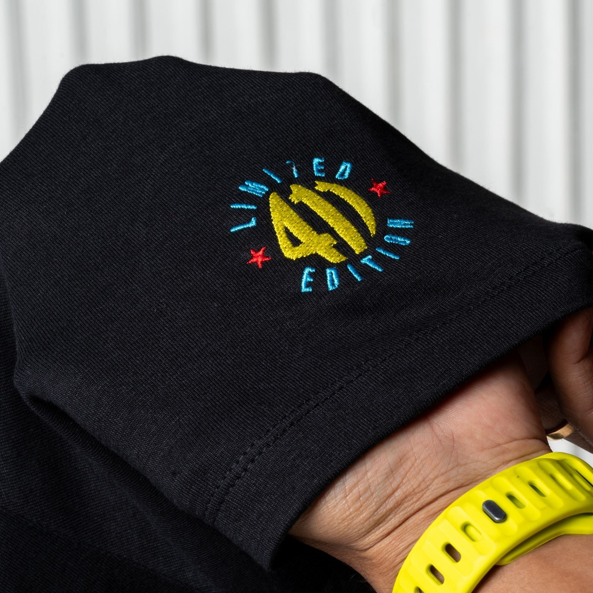Silhouette Embroidered Himalayan 411 Biker Tshirt | Black | Engina Lifestyle