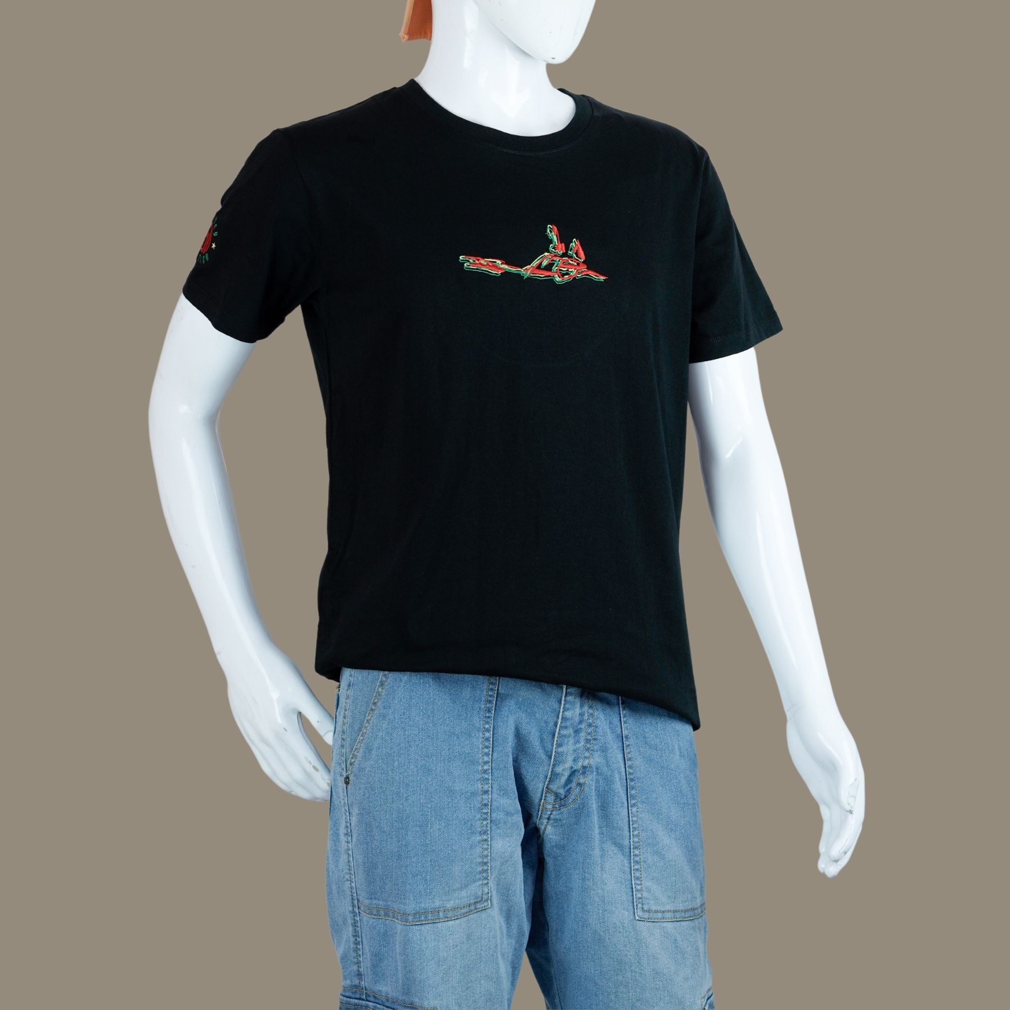 Himalayan 450 Silhouette Embroidered Riding T Shirt | Engina Lifestyle