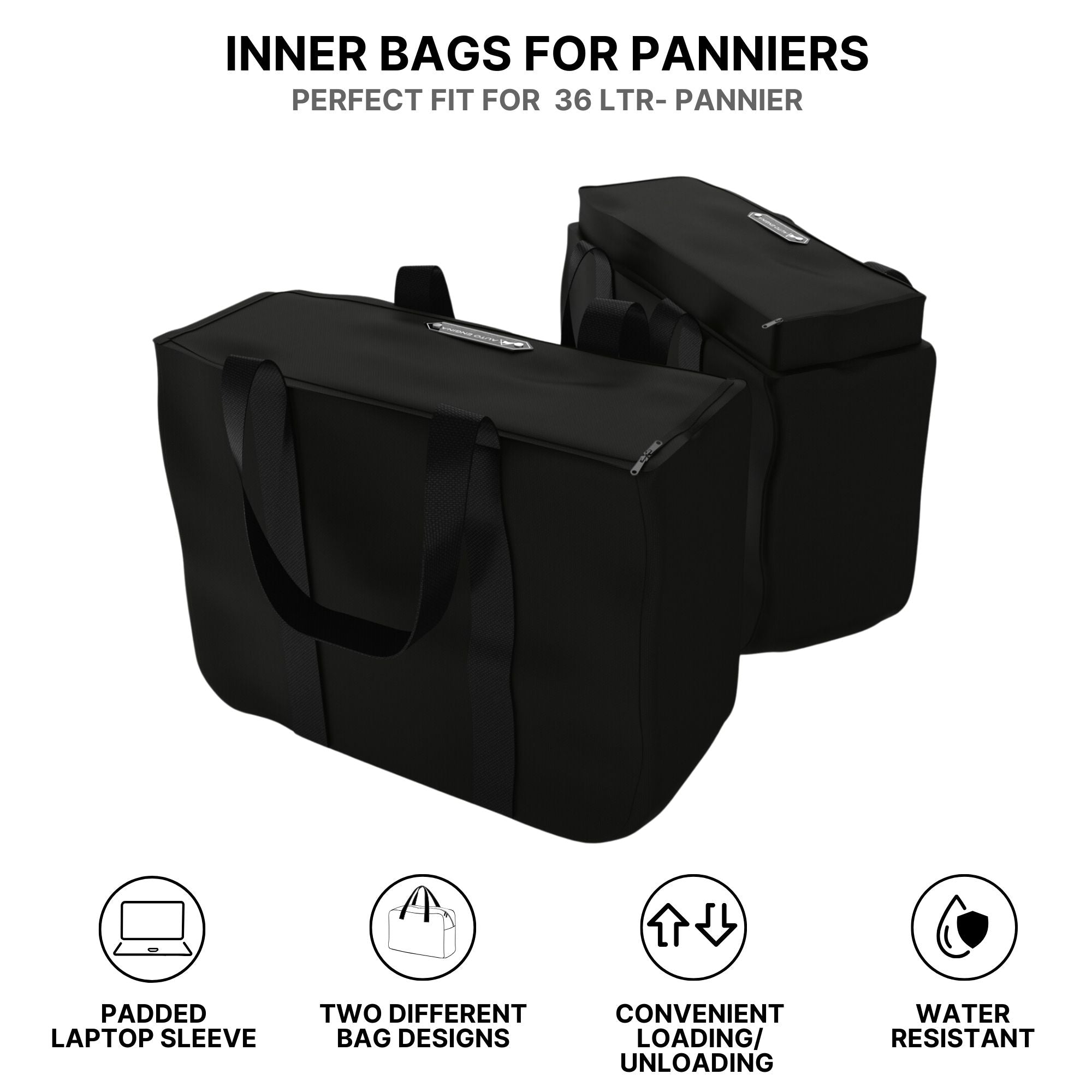 Aluminium Panniers- 72L for 2025 KTM 390 Adventure | Auto Engina