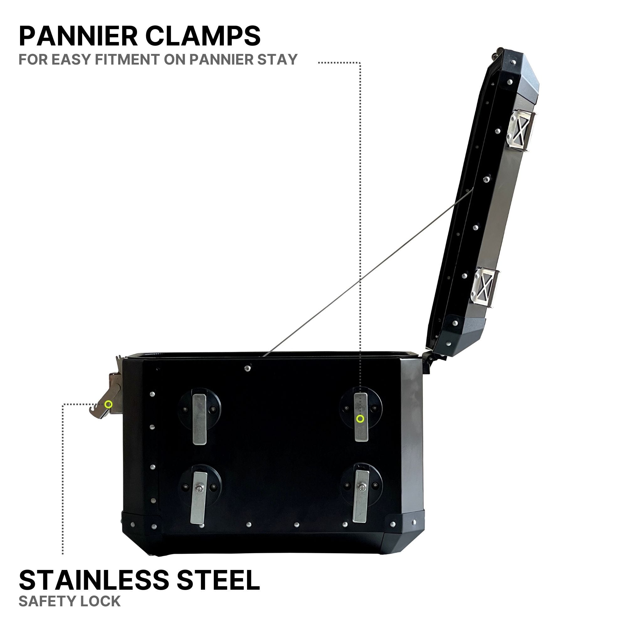 Aluminium Panniers for KTM 390 Adventure 2025