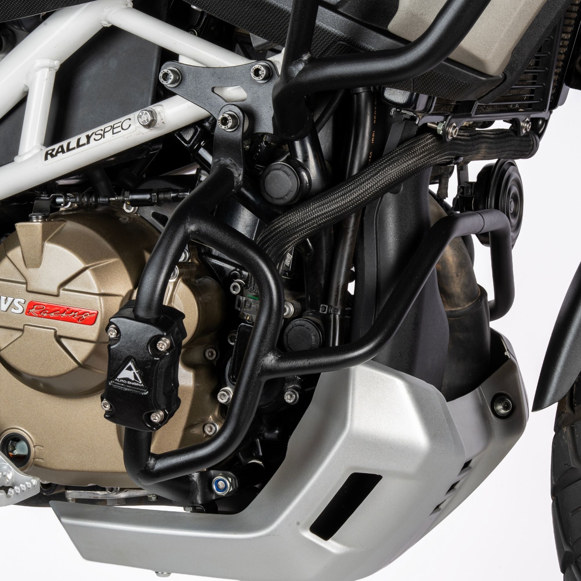 Crash Guard (Textured Black) for TVS Apache RTX 300 | Auto Engina