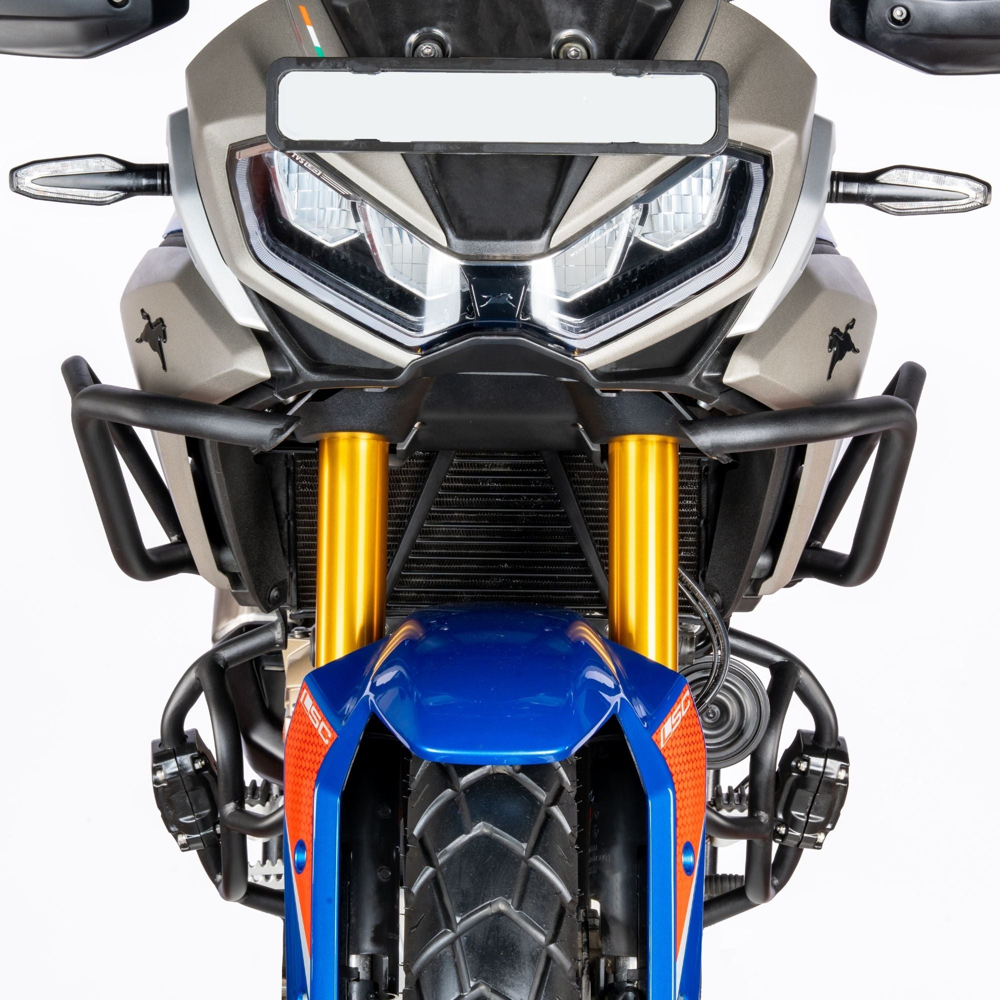 Crash Guard (Textured Black) for TVS Apache RTX 300 | Auto Engina