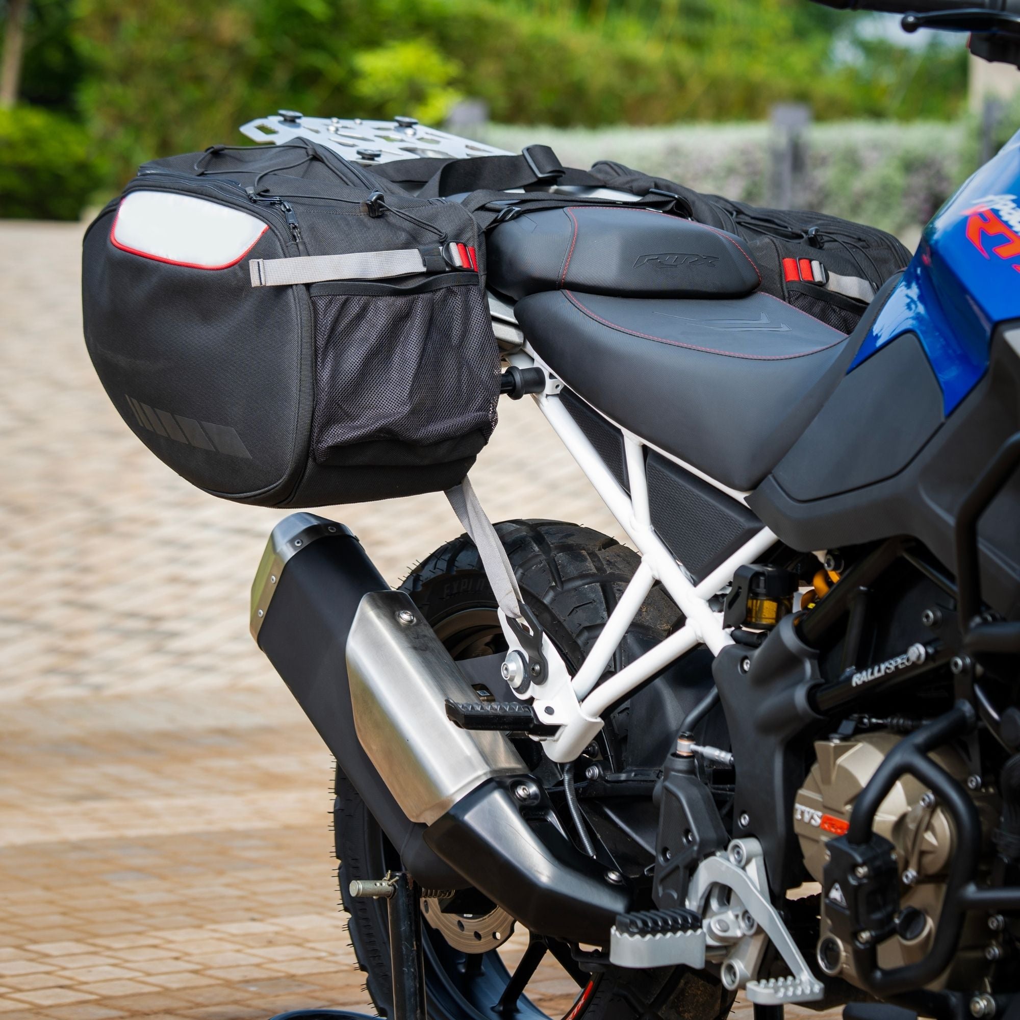 Luggage Strap Mount for TVS Apache RTX 300 | Auto Engina