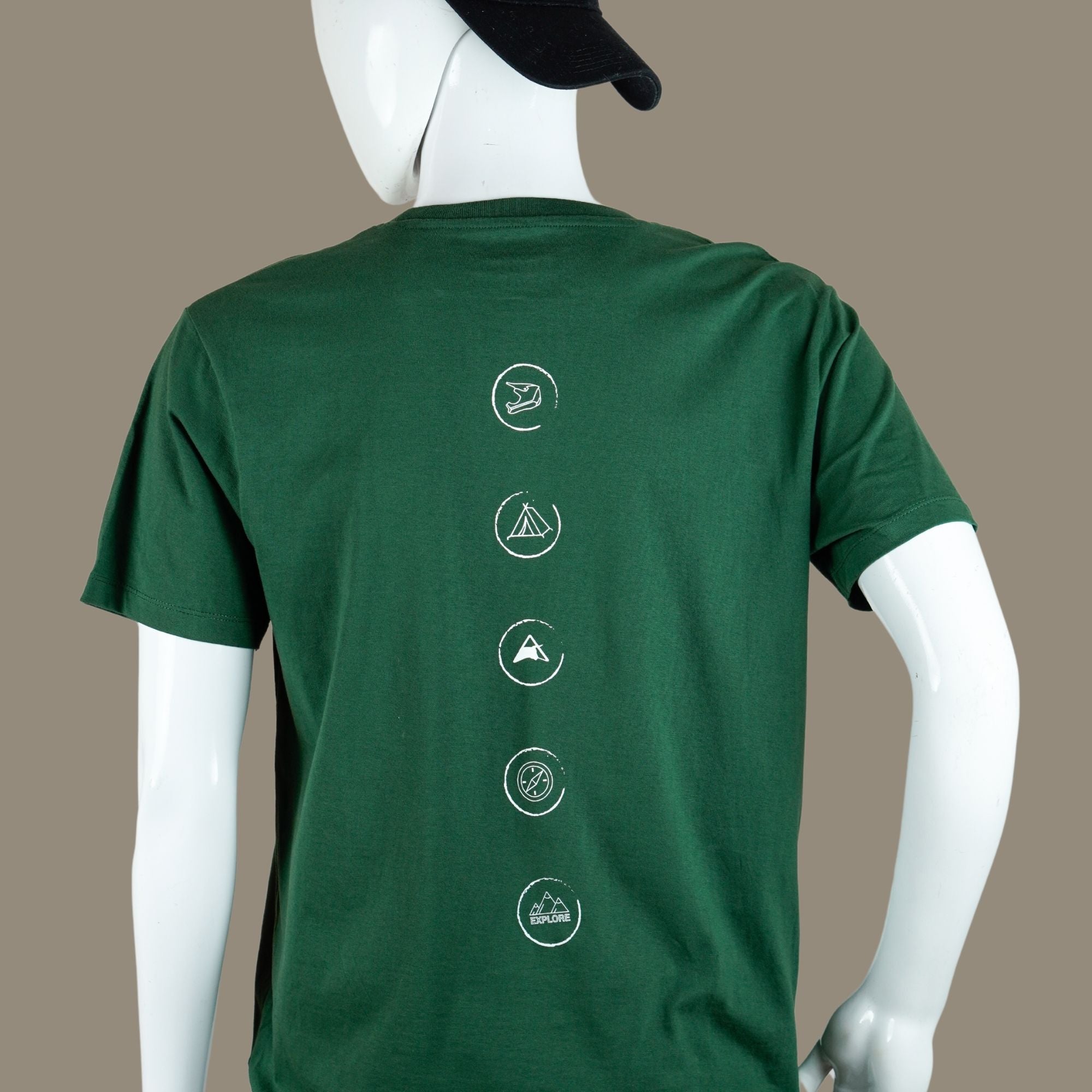 Sherpa Engine Bike Riding T Shirt | Green | Engina Lifestyle