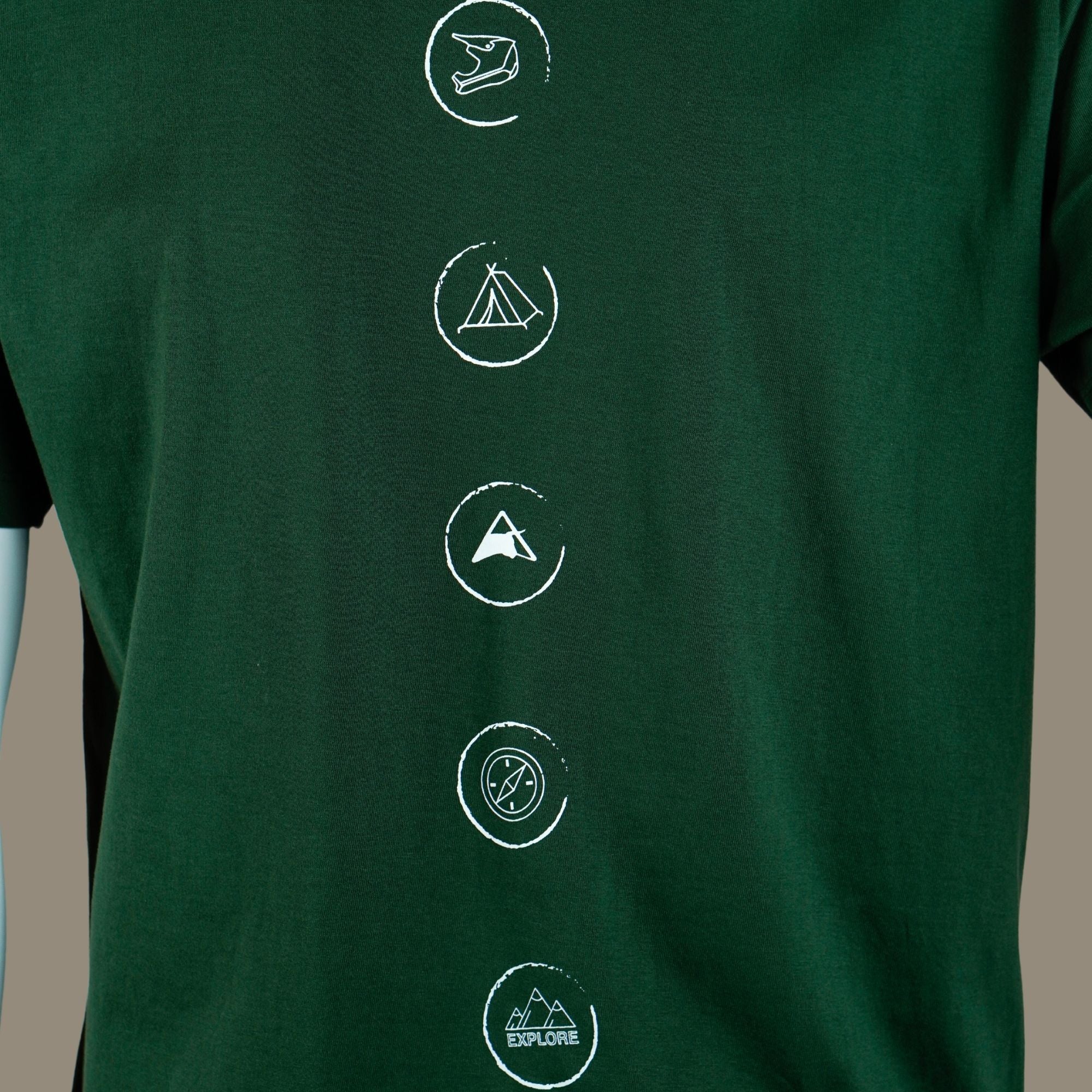 Sherpa Engine Bike Riding T Shirt | Green | Engina Lifestyle