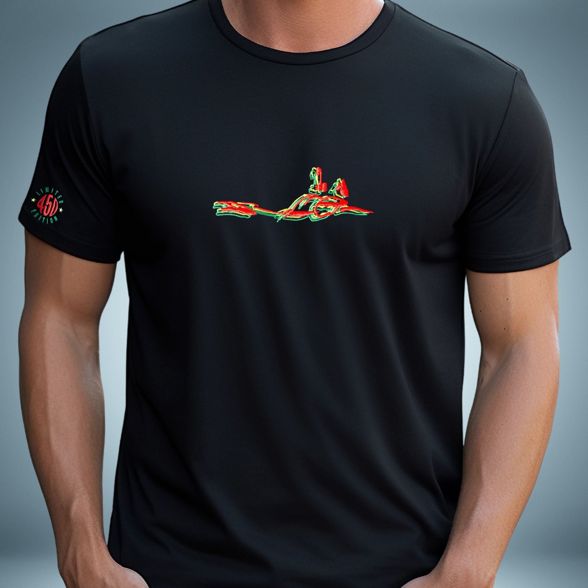 Himalayan 450 Silhouette Embroidered Riding T Shirt | Engina Lifestyle