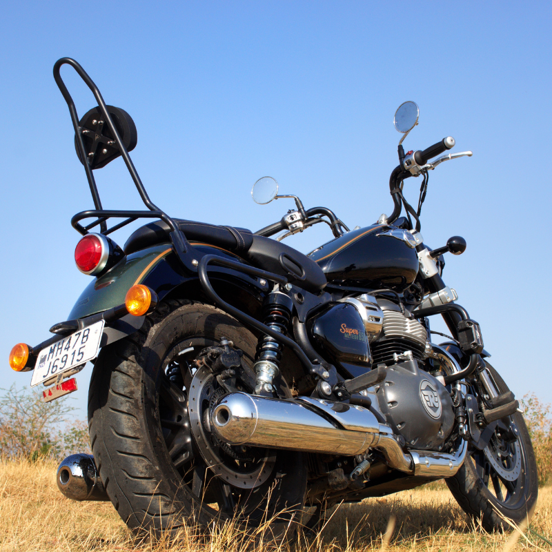 Super Meteor 650 Sissy Bar with Backrest Auto Engina