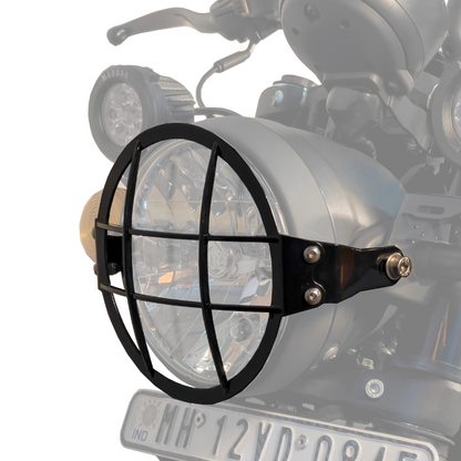 Headlight Grill for Royal Enfield Hunter 350 | Black | Auto Engina