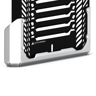 Radiator Guard for Triumph Scrambler 400x | Black-Silver | Auto Engina