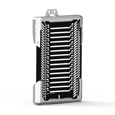 Radiator Guard for Triumph Scrambler 400x | Black-Silver | Auto Engina