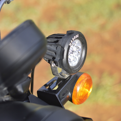 Fog Light Clamp/Mount for Royal Enfield Hunter 350 | Black | Auto Engina