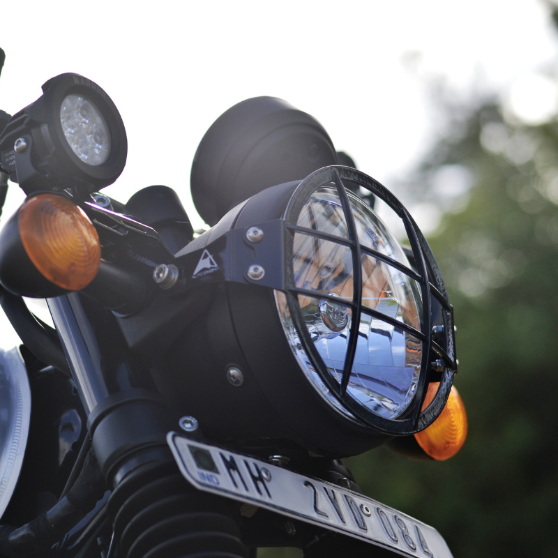 Headlight Grill for Royal Enfield Hunter 350 | Black | Auto Engina