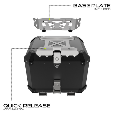 Aluminium Top Box 42L