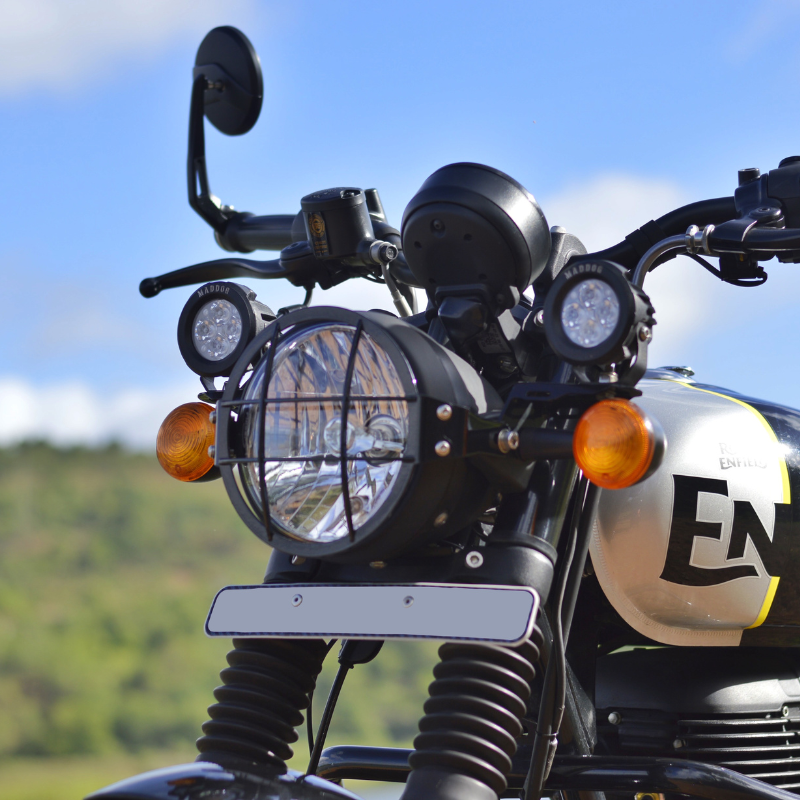 Headlight Grill for Royal Enfield Hunter 350 | Black | Auto Engina