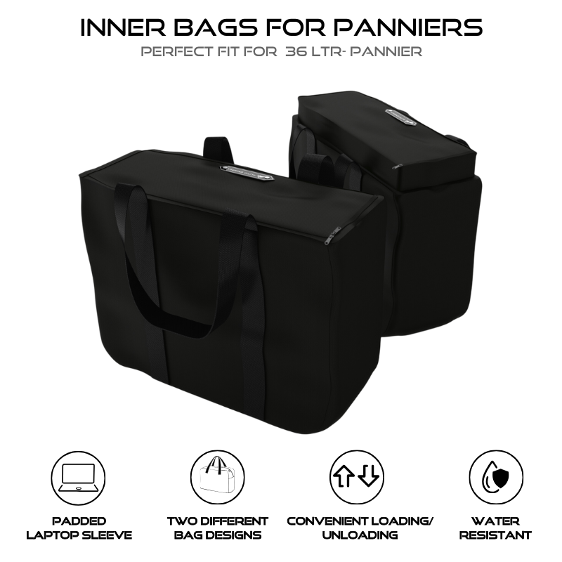 Bike Inner Bag for Panniers Black (Buy Now) – autoengina.com