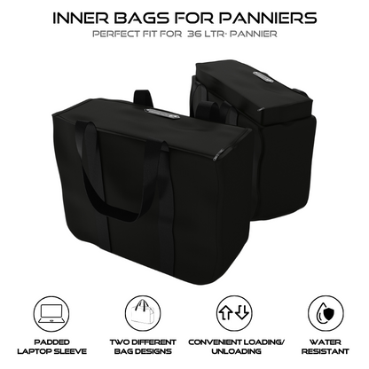 Auto Engina Inner bag for Panniers (Black)