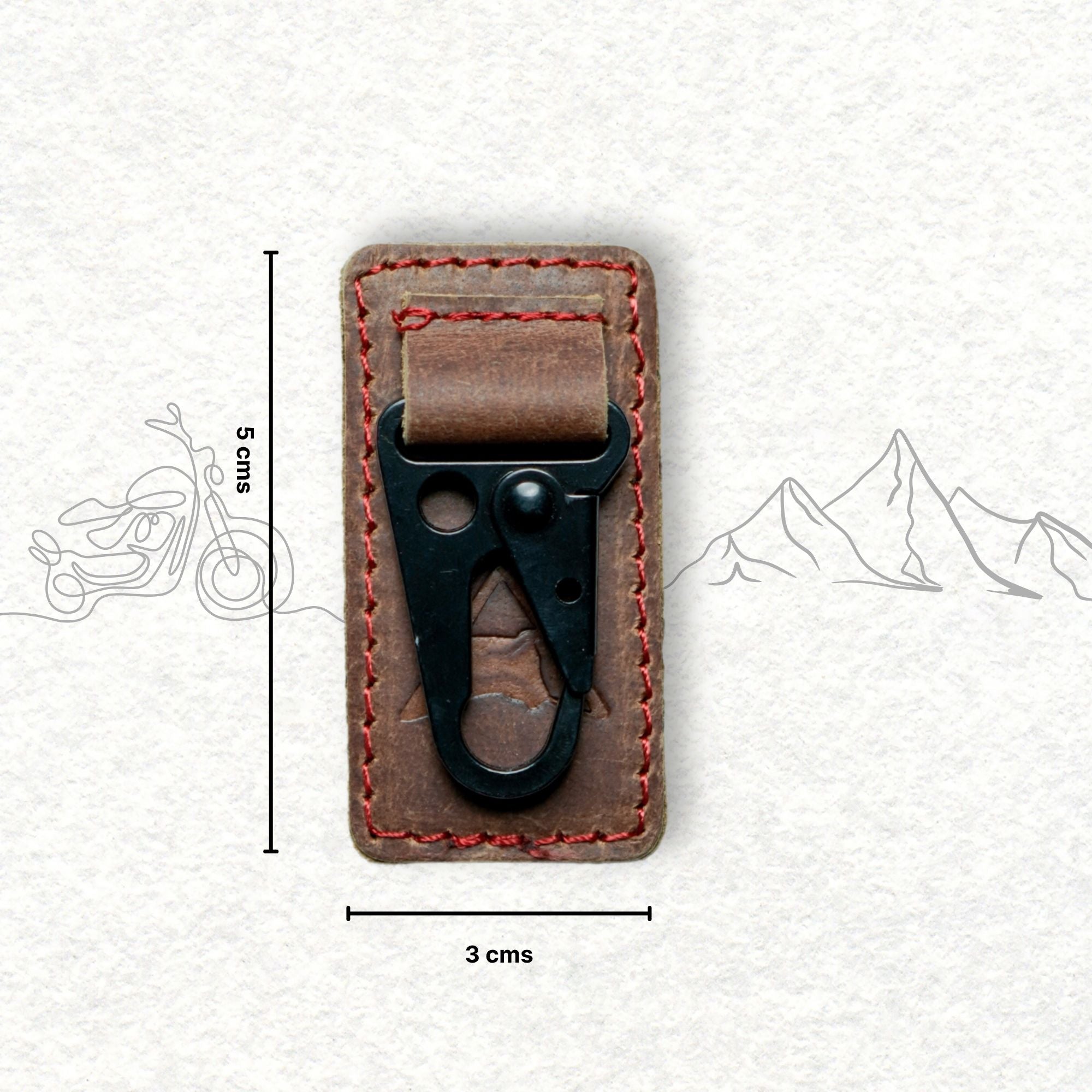 Rider's Clip Leather Key Chain Holder | Engina Lifestyle
