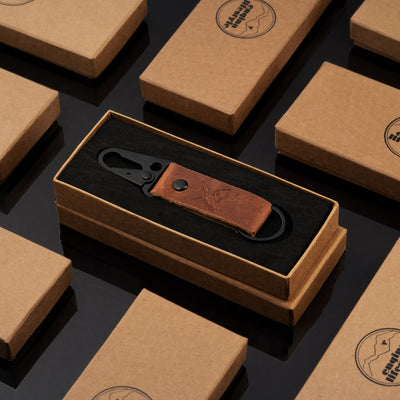 Moto Loop Leather Keychain for Bike | Engina Lifestyle