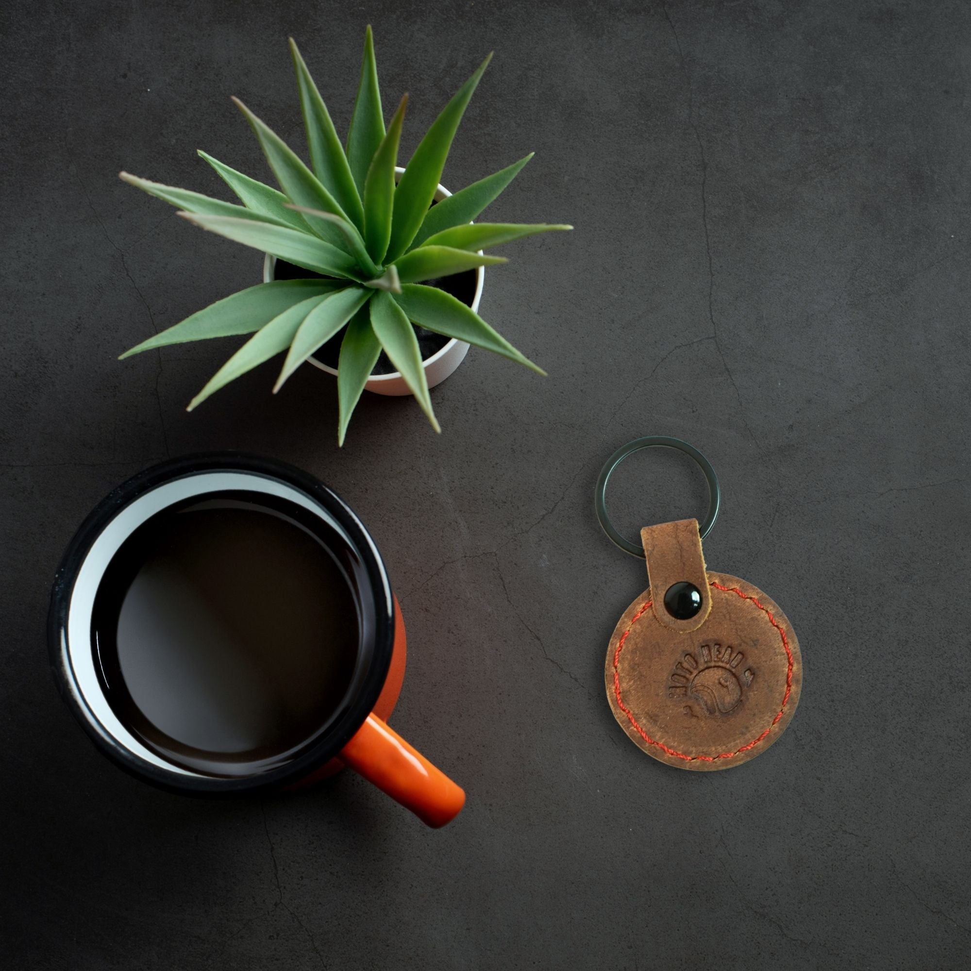 Moto Seal Leather Keychain for Bike | Engina Lifestyle