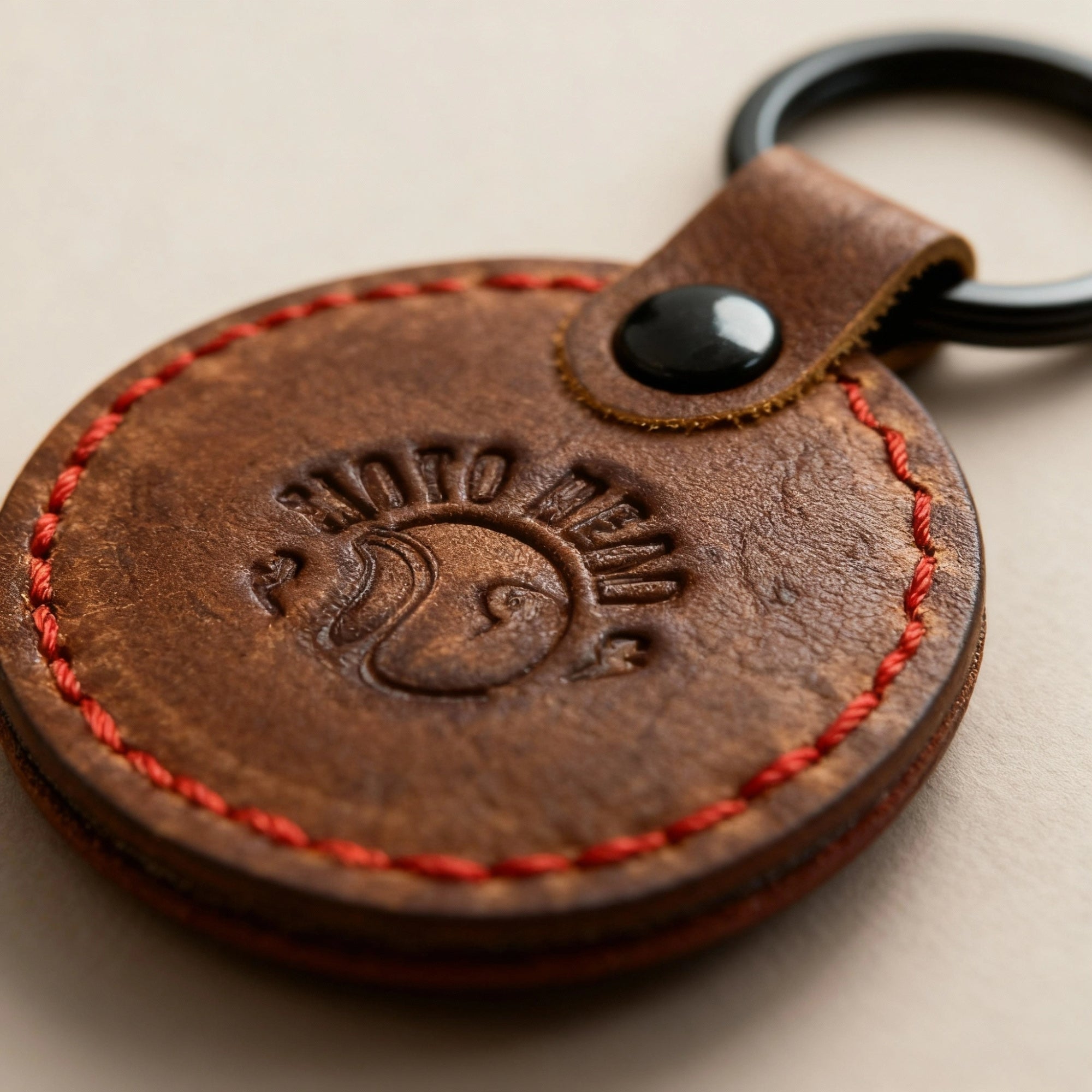 Moto Seal Leather Keychain for Bike | Engina Lifestyle