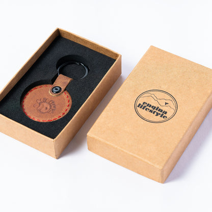 Moto Seal Leather Keychain for Bike | Engina Lifestyle