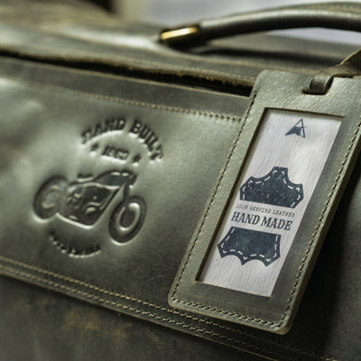 Leather Duffel Bag 