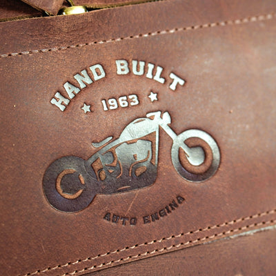 Leather Duffel Bag 