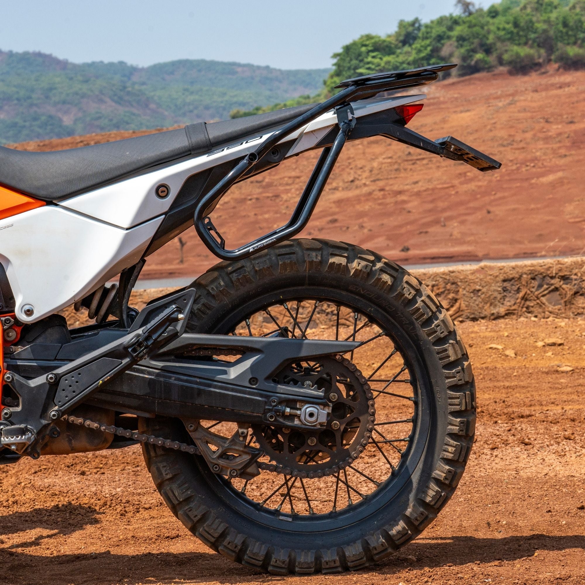 KTM 390 Enduro R Saddle Stay & Top Rack