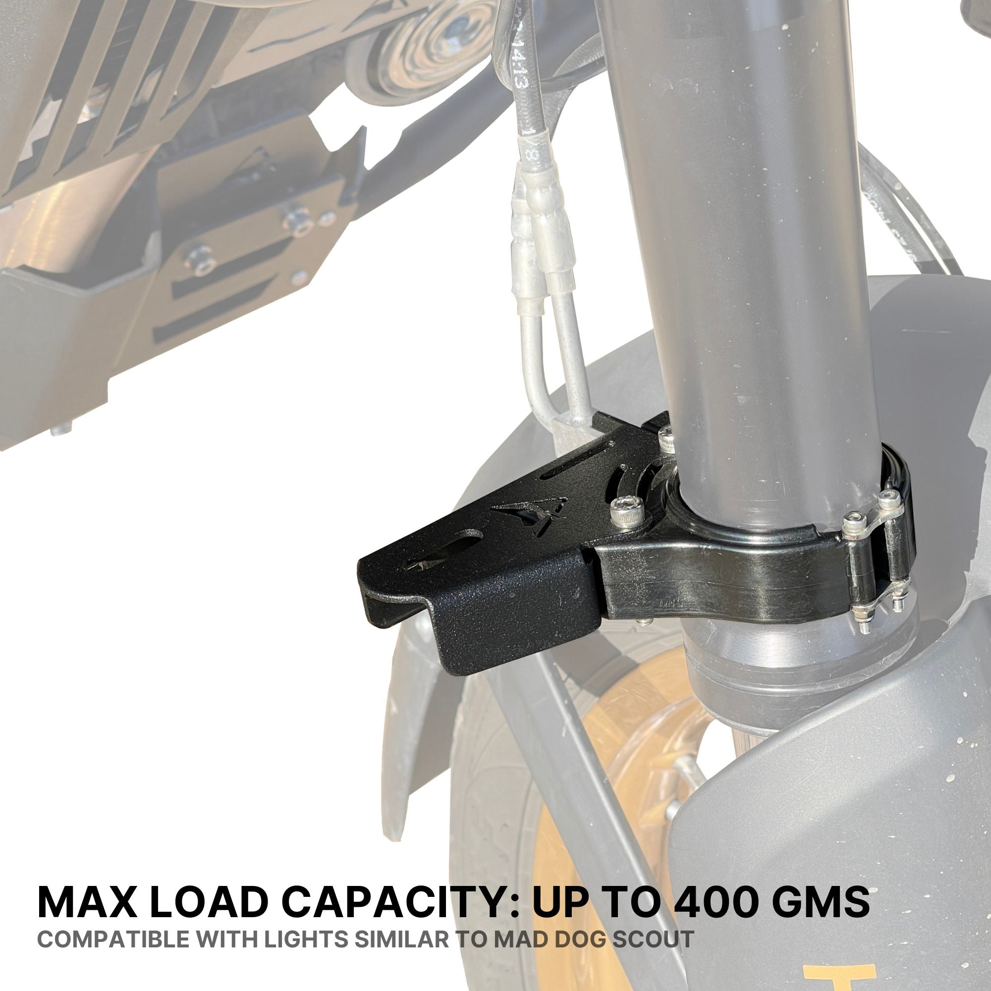 Fog Light Clamp/Mount for Royal Enfield Himalayan 450 | Black | Auto Engina