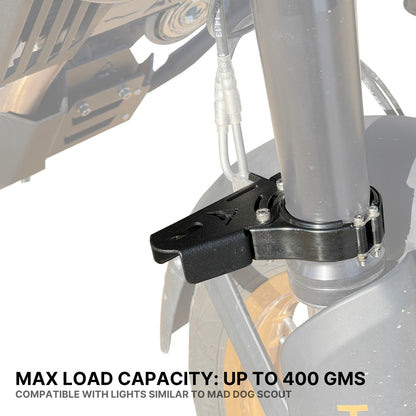 Fog Light Clamp/Mount for Royal Enfield Himalayan 450 | Black | Auto Engina