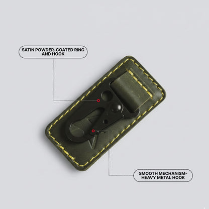 Rider's Clip Leather Key Chain Holder | Engina Lifestyle