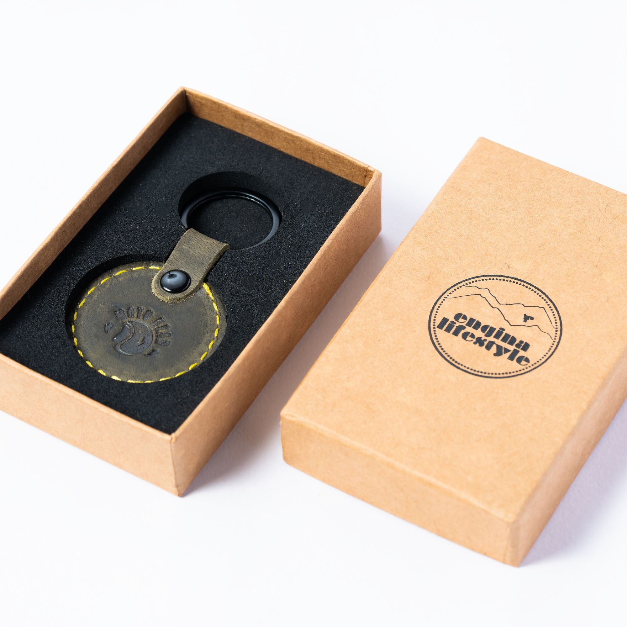 Moto Seal Leather Keychain for Bike | Engina Lifestyle