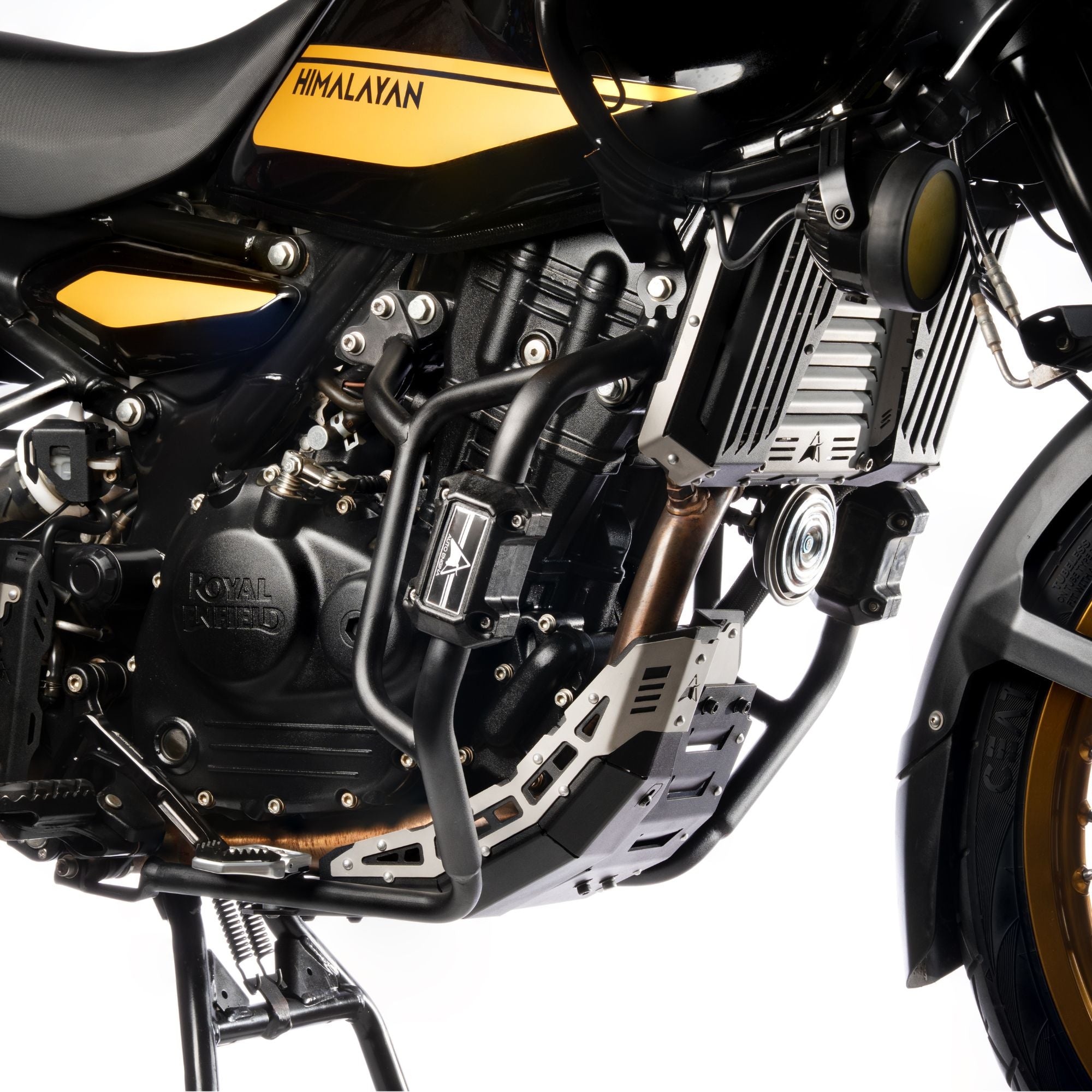 Crash/Leg Guard for Royal Enfield Himalayan 450 | Black | Auto Engina