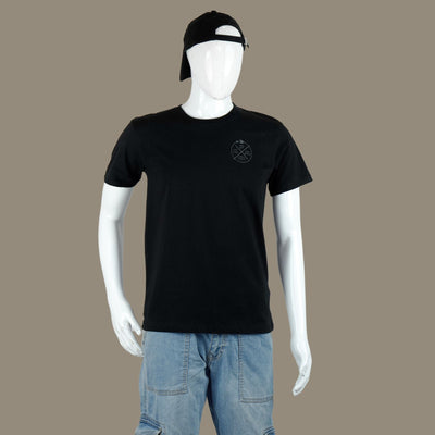 Hand Handle Biker T Shirt | Black | Engina Lifestyle