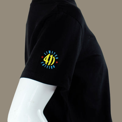 Silhouette Embroidered Himalayan 411 Biker Tshirt | Black | Engina Lifestyle