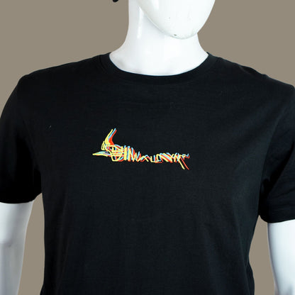 Himalayan 411 Silhouette Embroidered T-Shirt | Black | Engina Lifestyle