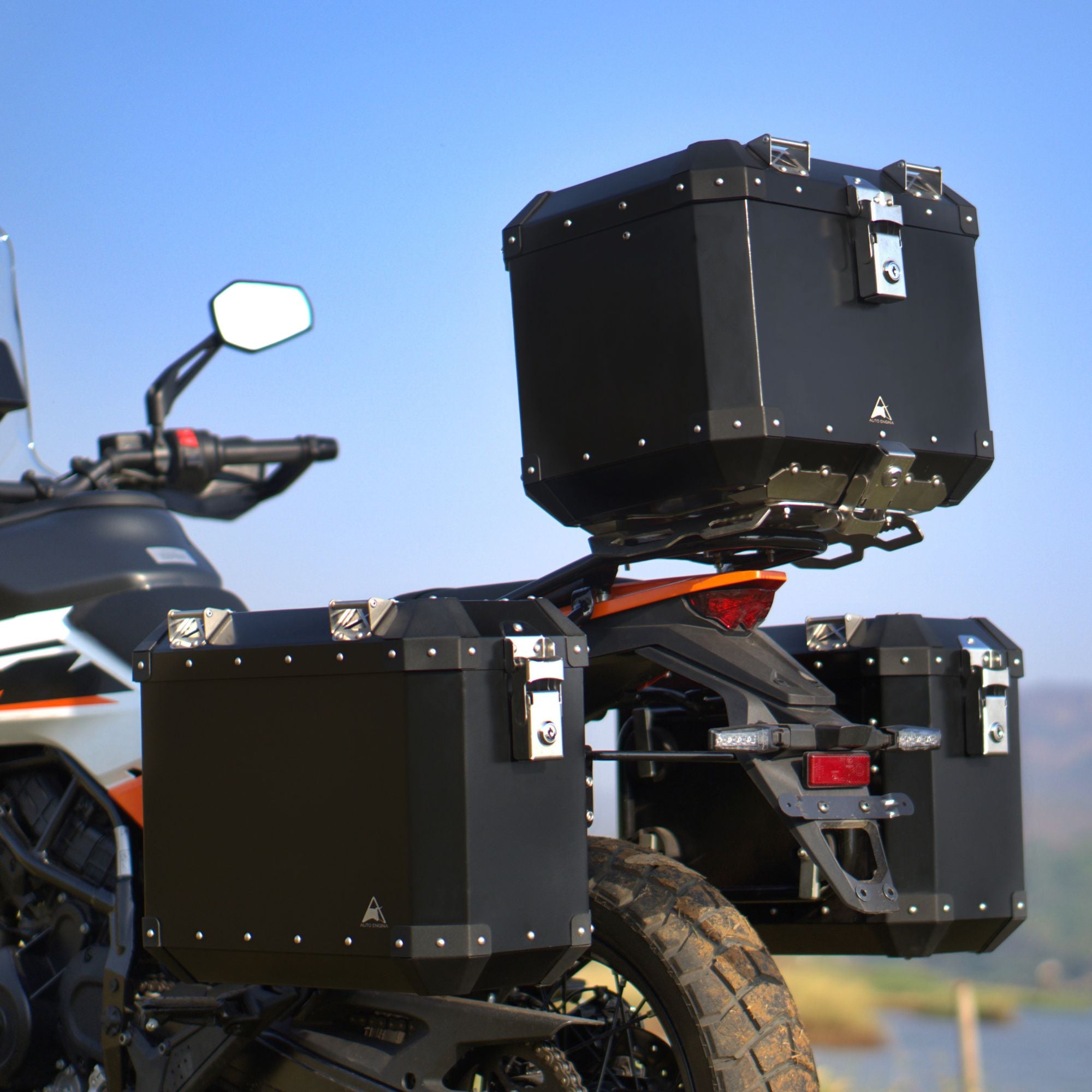 Aluminium Panniers- 72L for 2025 KTM 390 Adventure | Auto Engina