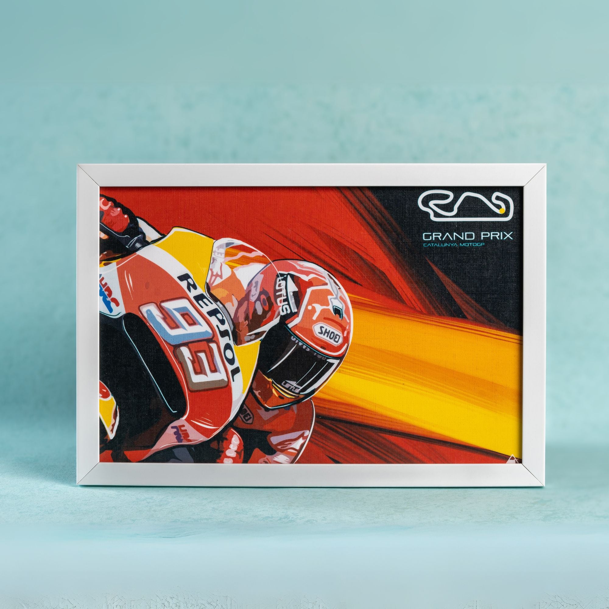 Moto GP Moto Wall Frame | Engina Lifestyle