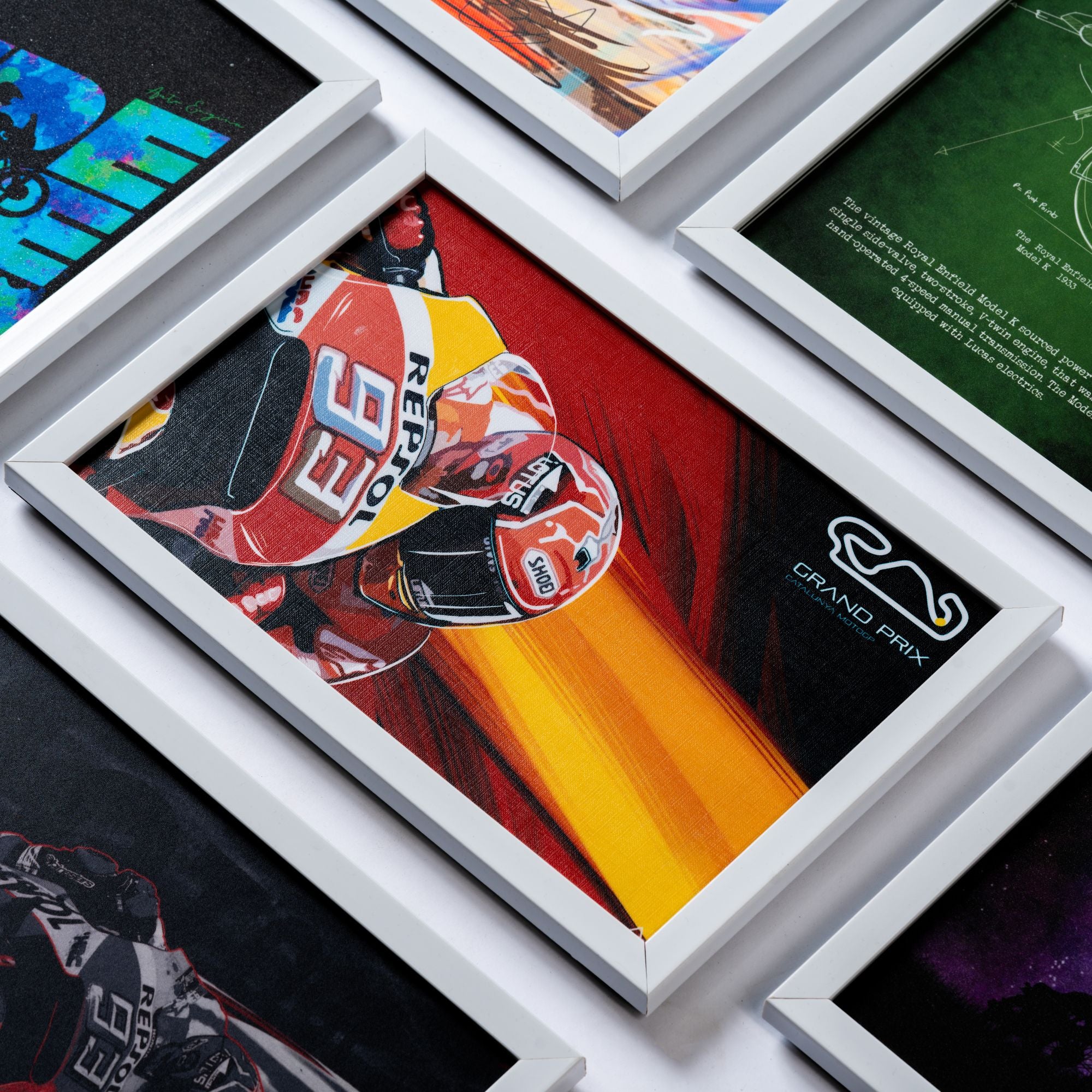 Moto GP Moto Wall Frame | Engina Lifestyle